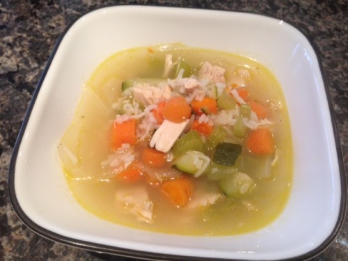 Chicken & Vegetable Rice Soup